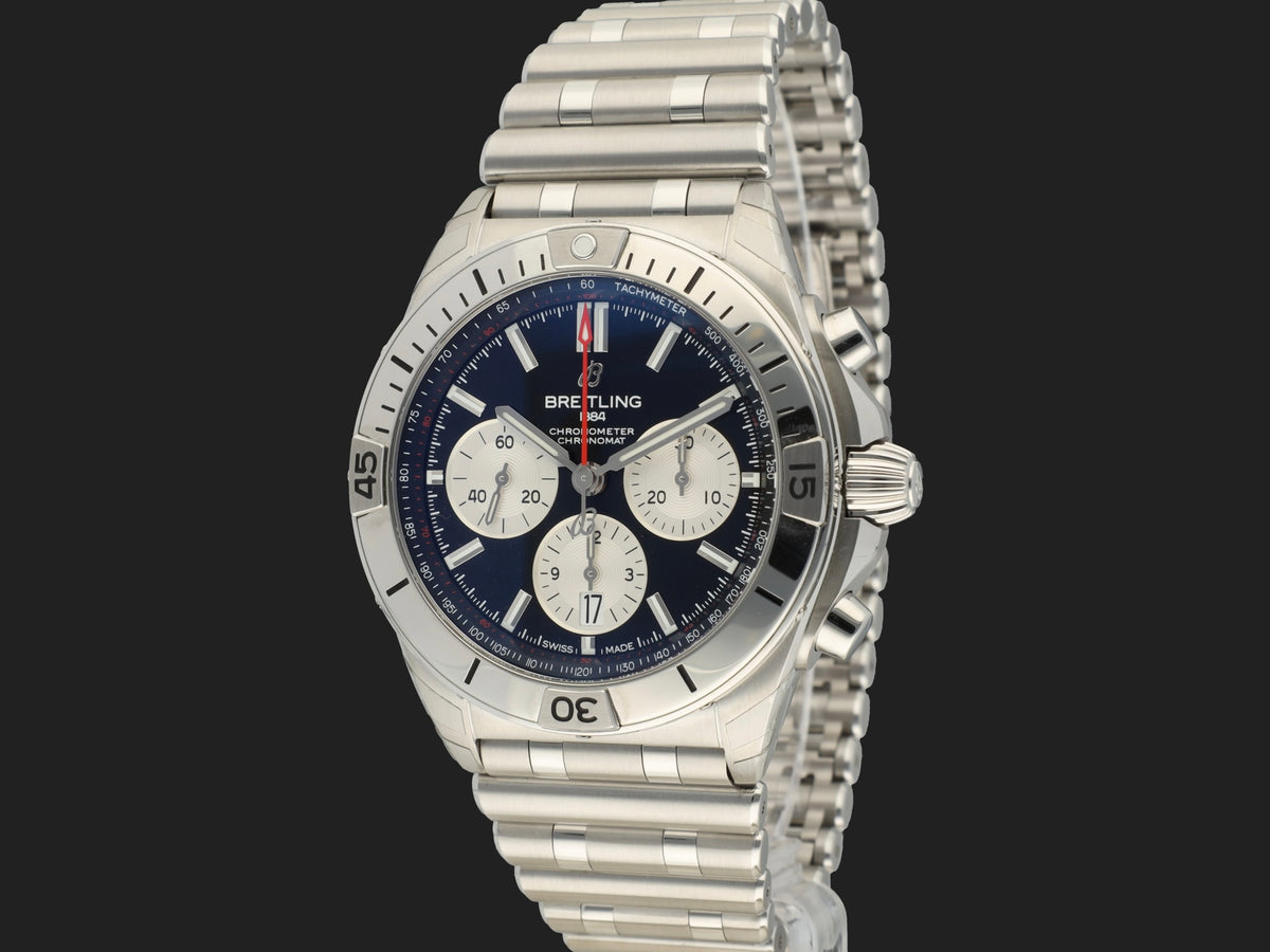 Breitling Chronomat B01 42 Black Dial AB0134 NEW  (1)