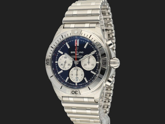 Breitling Chronomat B01 42 Black Dial AB0134 NEW