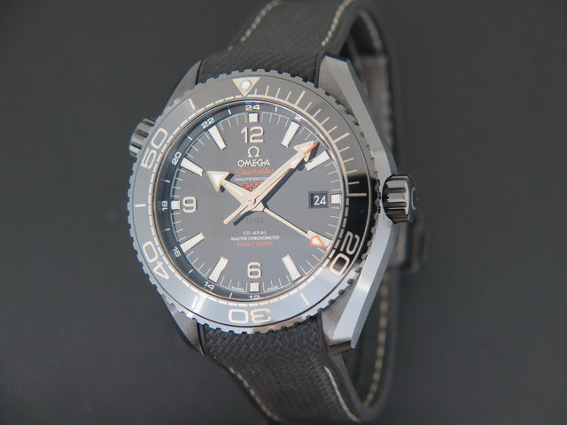 Omega Seamaster Planet Ocean Deep Black Co-Axial Master Chronometer GMT