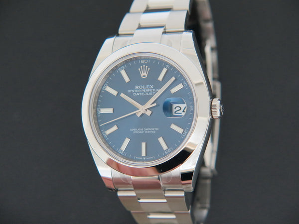 Rolex Datejust 41 Blue Dial 99,9%