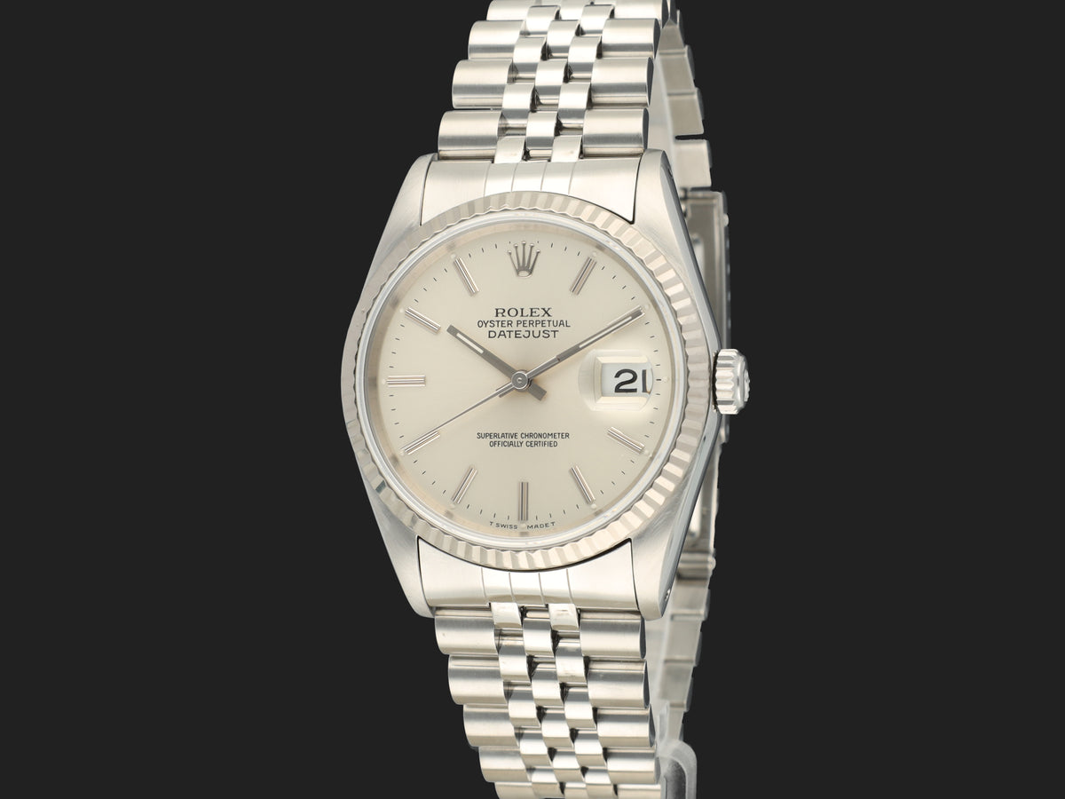 Rolex Datejust 36 Silver Dial 16234  (1)