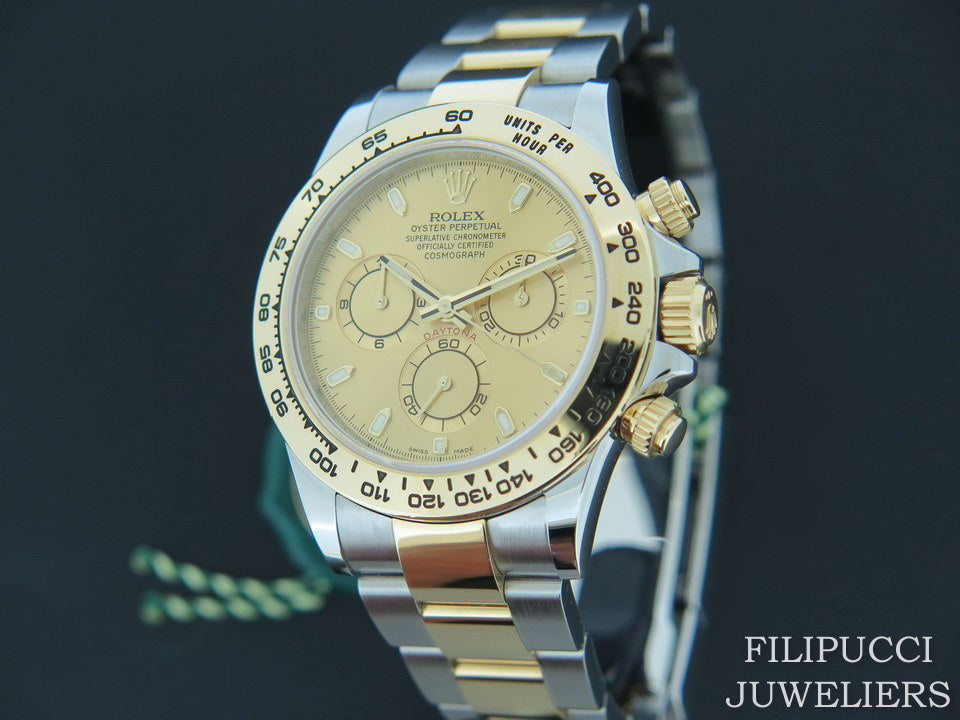 Rolex Daytona Gold/Steel  116503  Champagne Dial   (1)