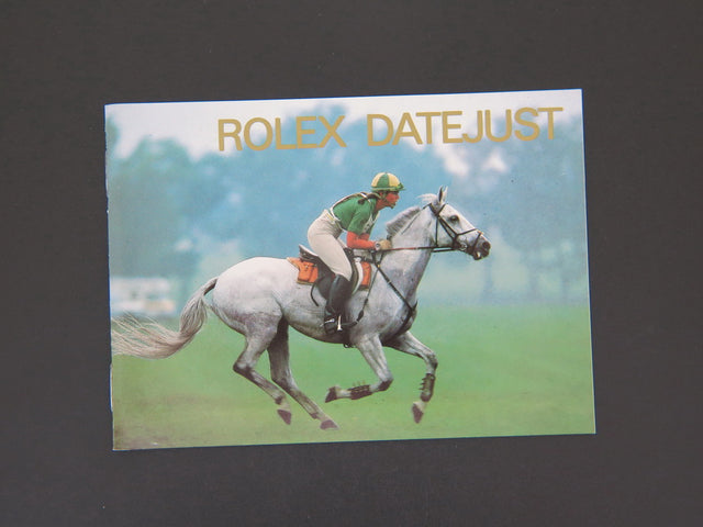 Rolex Datejust Booklet English