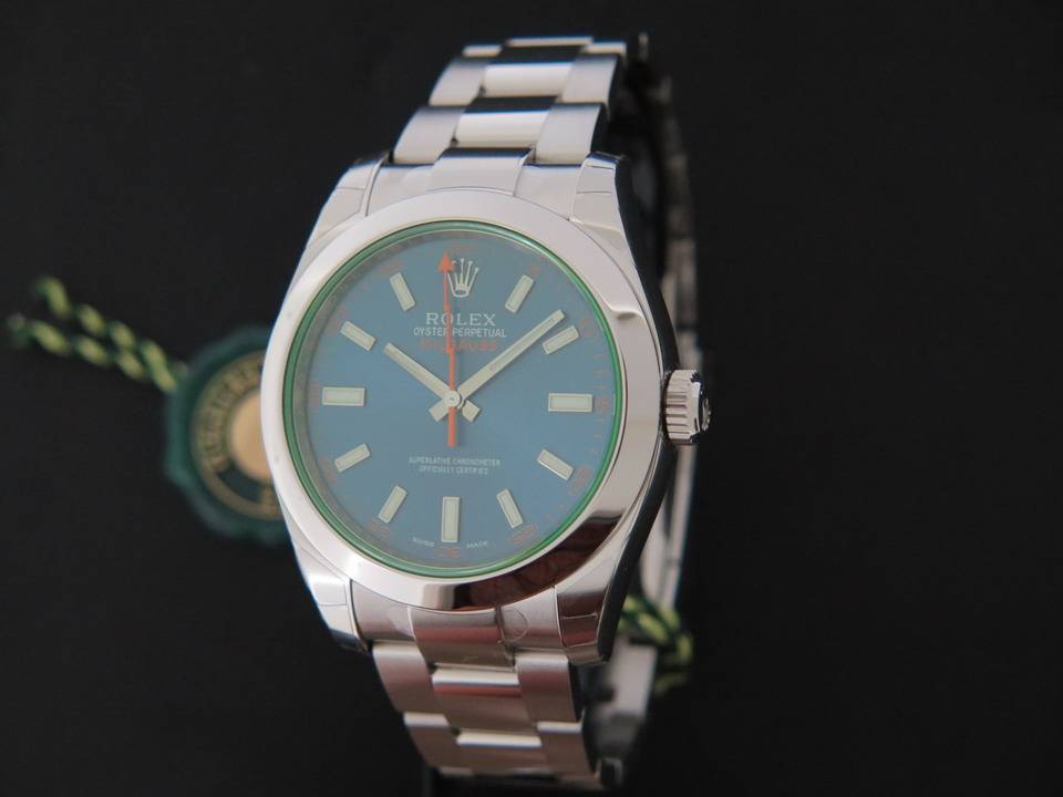 Rolex Oyster Perpetual Milgauss Blue NEW (1)