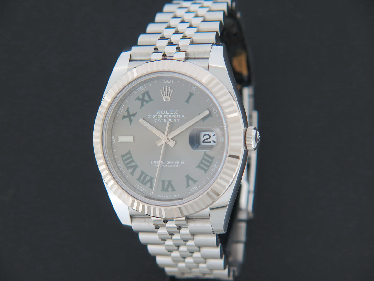 Rolex Datejust 41 Slate Roman Dial 126334 (1)