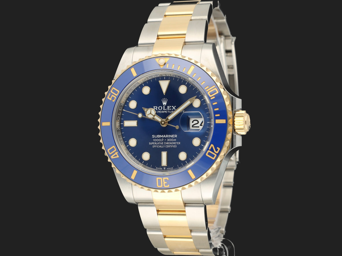 Rolex Submariner Gold/Steel Blue Dial 126613LB (1)