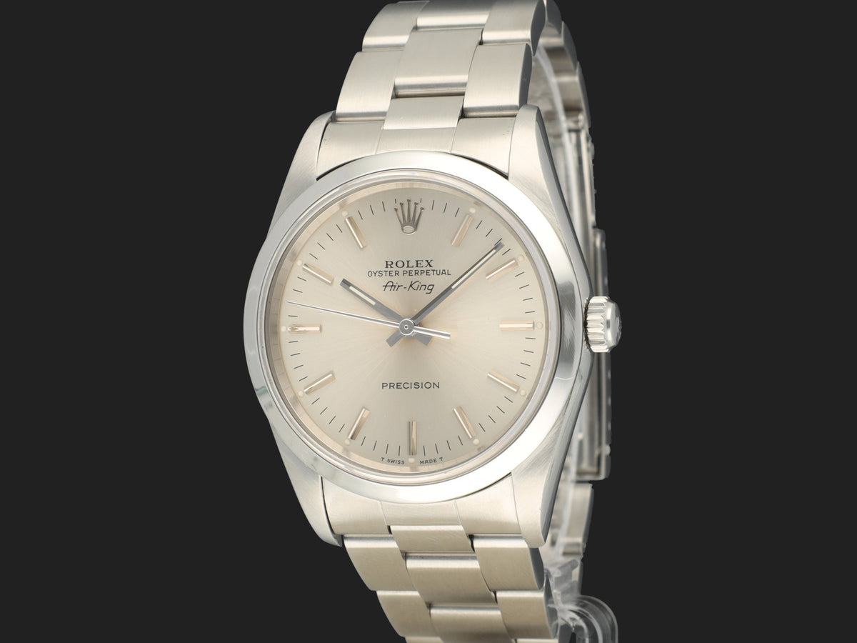 Rolex Air-King 34 Silver Dial 14000 S-Serial (1)