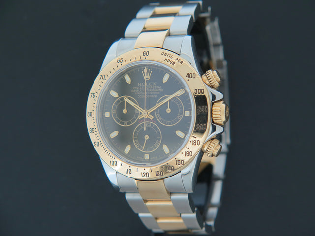 Rolex Daytona Gold/Steel Black Dial