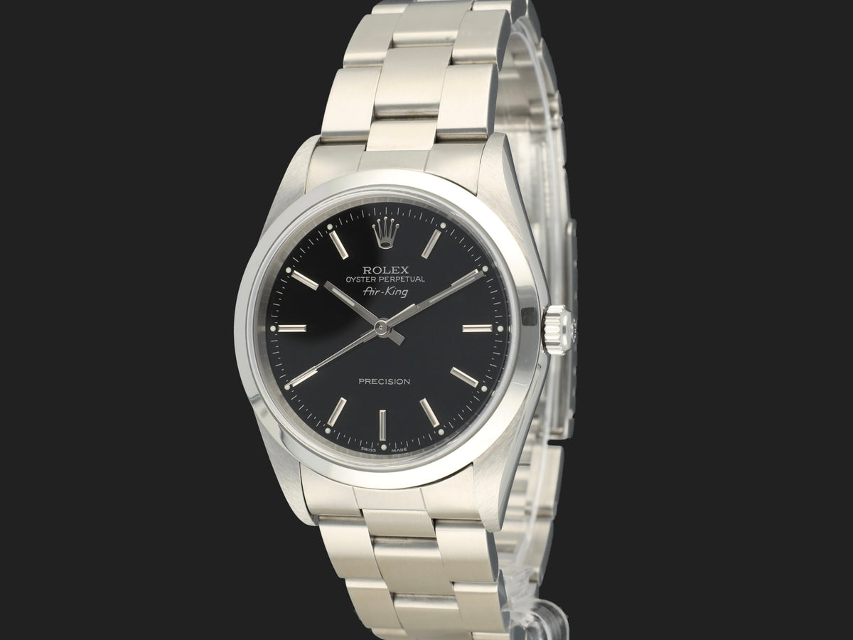 Rolex Air-King 34 Black Dial 14000 (1)