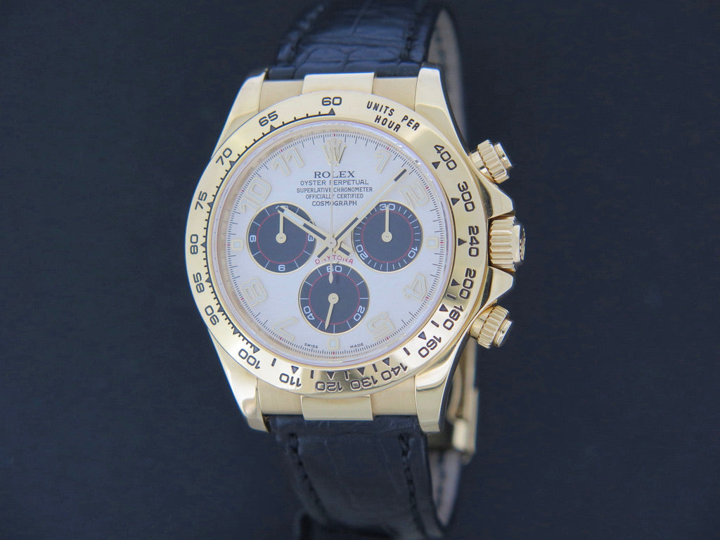 Rolex Daytona Yellow Gold Racing Dial 116518 (1)