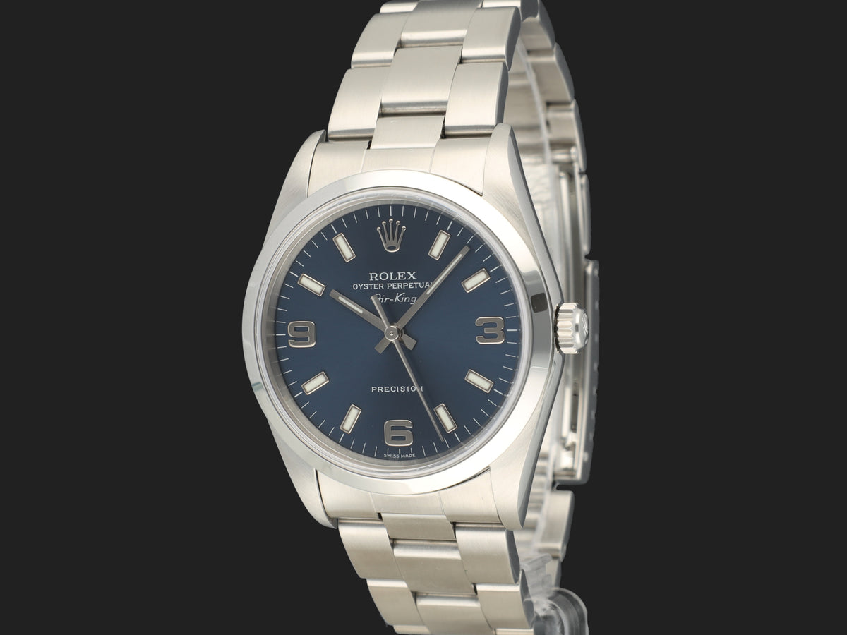 Rolex Air-King Blue "Explorer" Dial 14000M (1)