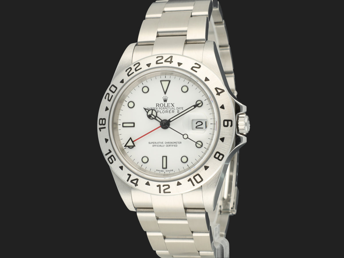 Rolex Explorer II White Dial 16570 (1)