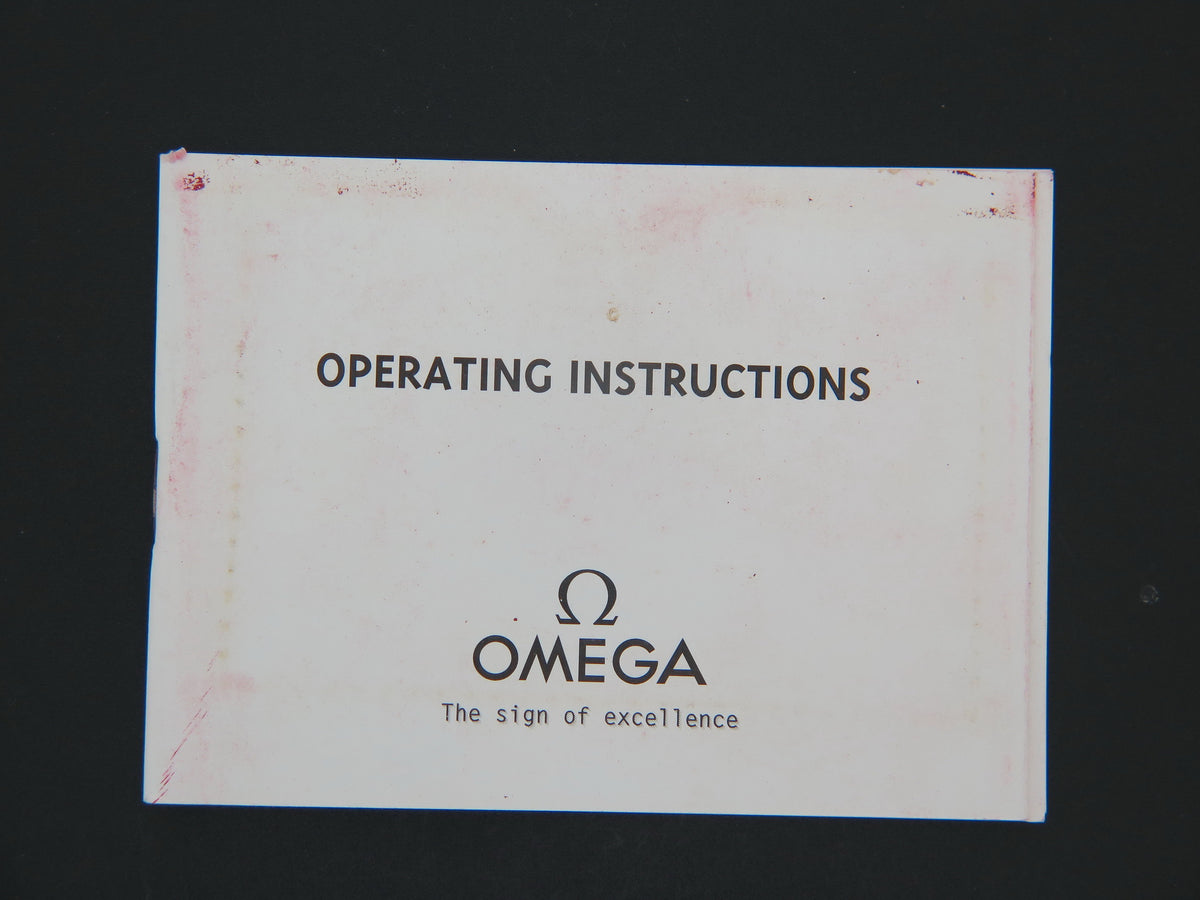 Omega Operating Instructions Booklet for cal. 1128 (1)