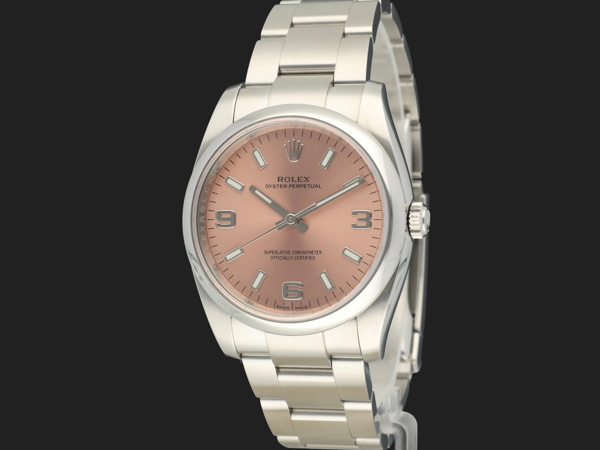 Rolex Air-King 34 Salmon Arab Dial 114200 (1)
