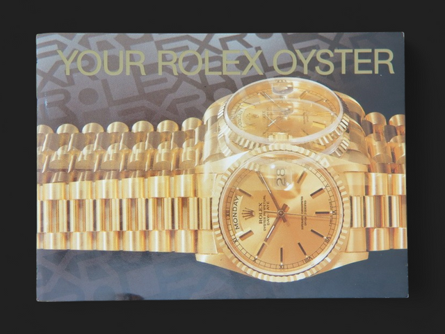 Rolex Oyster Booklet English