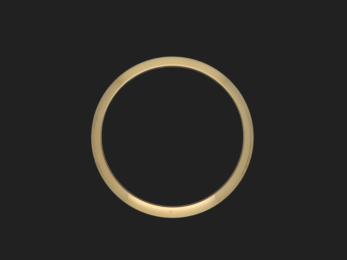Rolex Yellow Gold Smooth Bezel for Datejust 126203 (1)