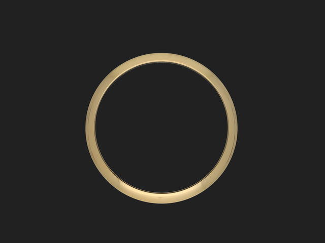 Rolex Yellow Gold Smooth Bezel for Datejust 126203