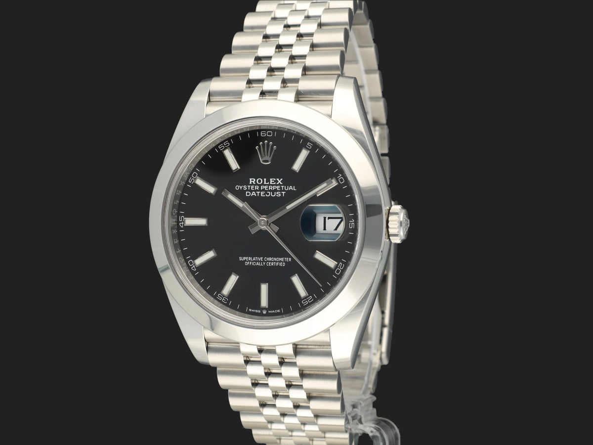 Rolex Datejust 41 Black Dial 126300  (1)