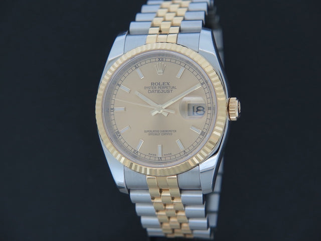 Rolex Datejust Gold/Steel Champagne Dial