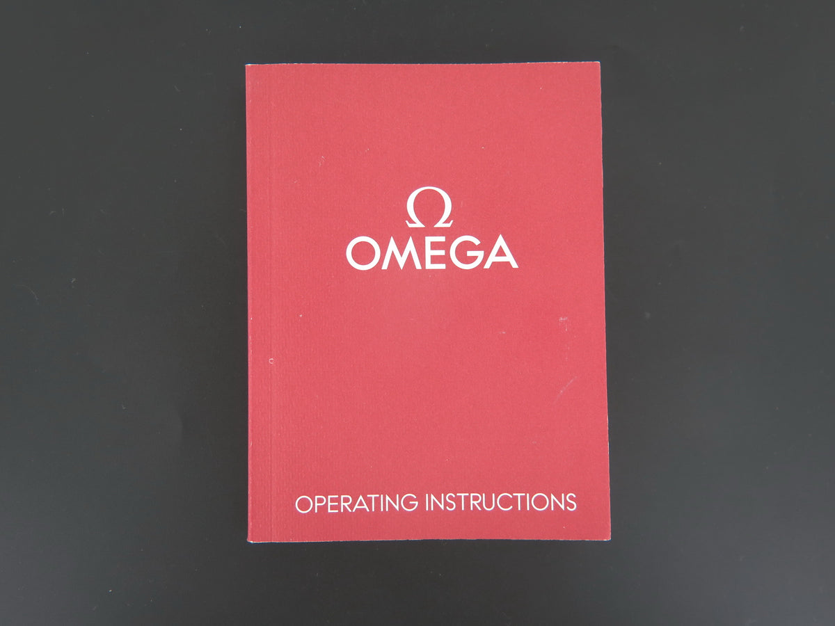 Omega Operating Instructions Booklet (1)