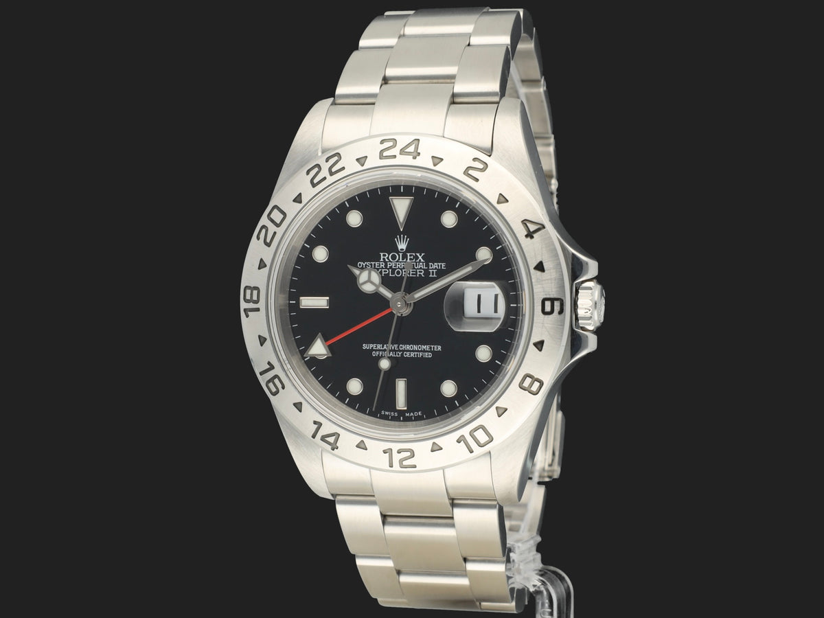 Rolex Explorer II Black Dial 16570 (1)