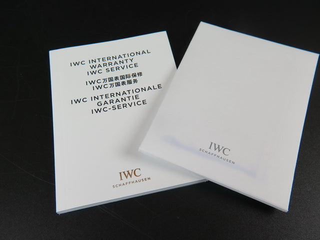 IWC Warranty Booklet & Cleaning Cloth