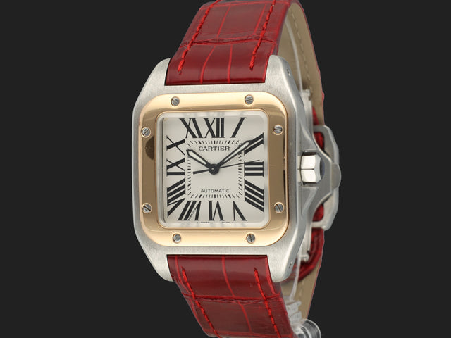 Cartier Santos 100 MM Gold/Steel Automatic 2878 /