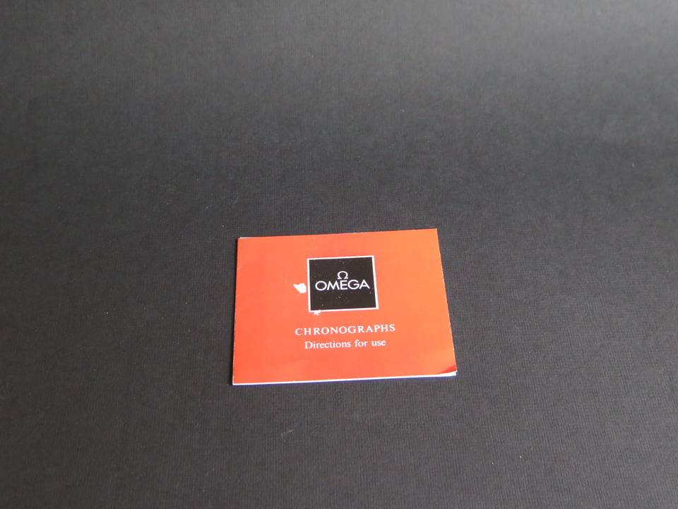 Omega Chronographs Directiosn for use Booklet 