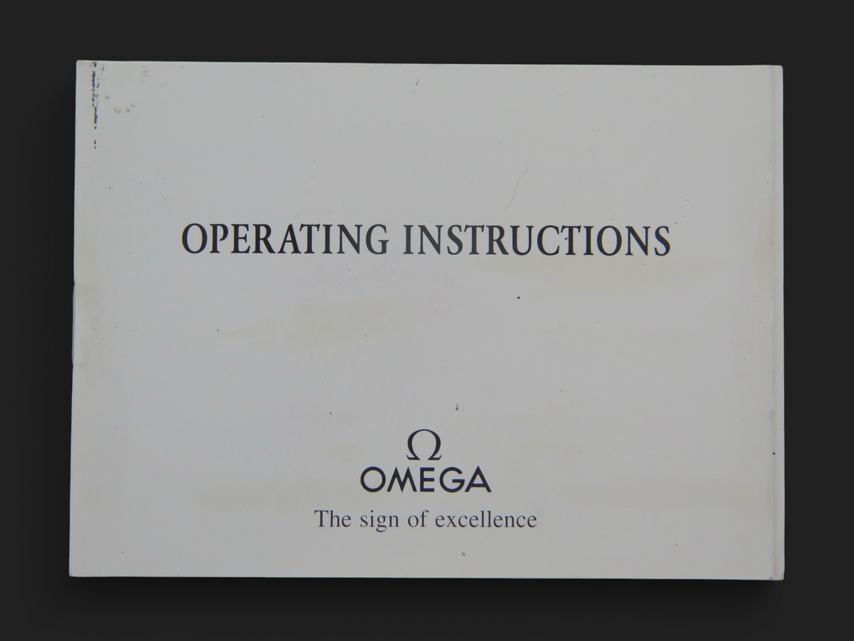 Omega Operating Instructions Booklet for cal. 1378-1436/1450-1459/1470 (1)