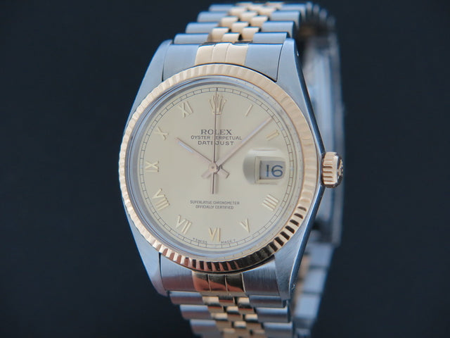 Rolex Datejust Gold/Steel Champagne Dial