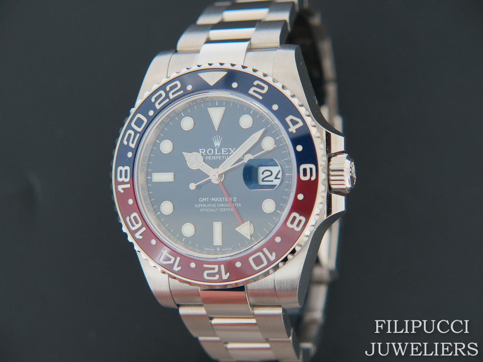 Rolex GMT Master II BLRO White Gold Blue Dial 126719BLRO NEW  (1)