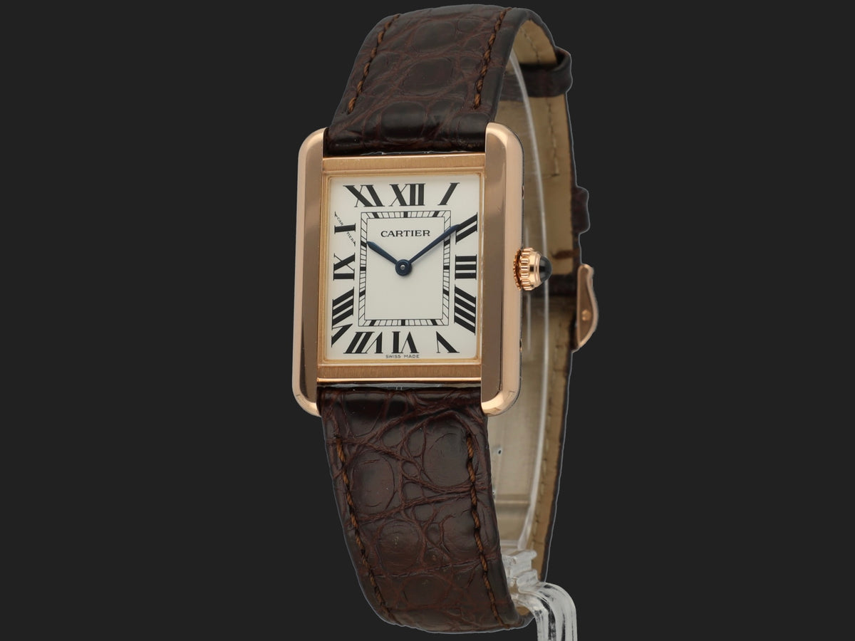 Cartier Tank Solo Small Rose Gold W5200024 / 3168  (1)