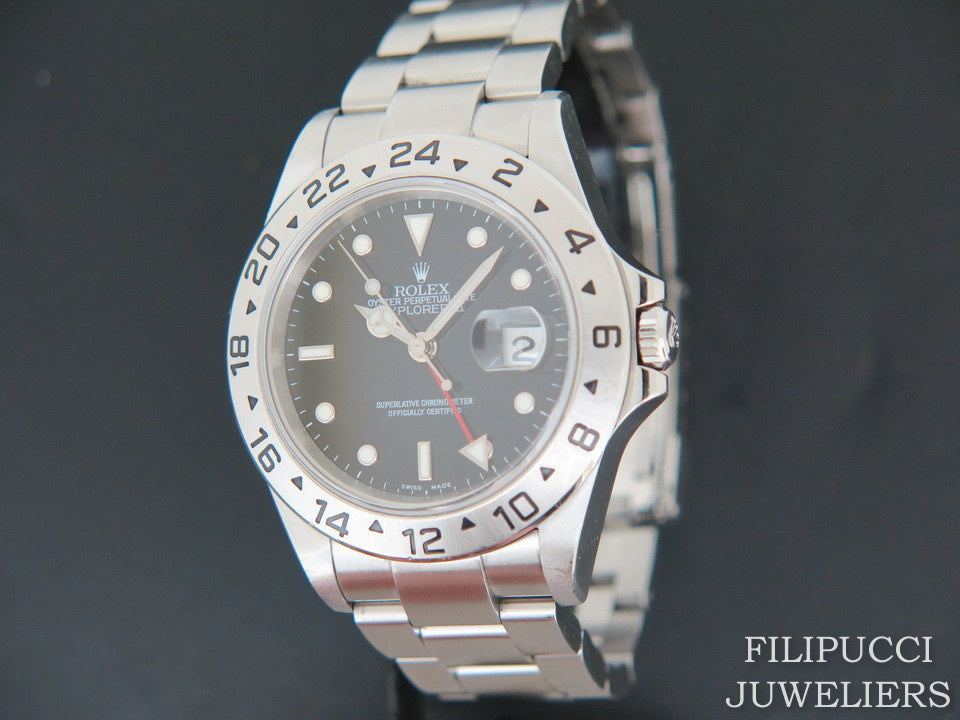 Rolex Explorer II Black Dial 16570 (1)