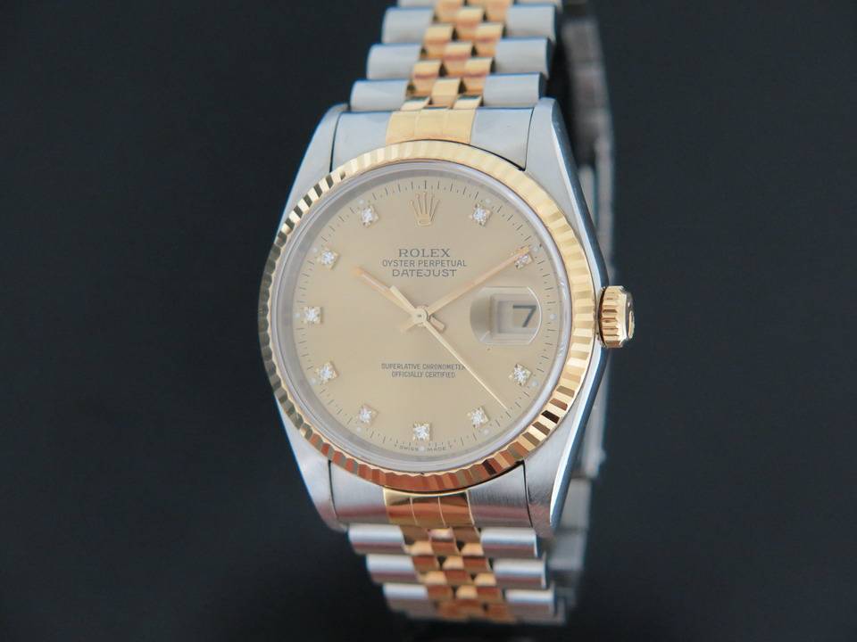Rolex Oyster Perpetual Datejust Diamond Dial (1)
