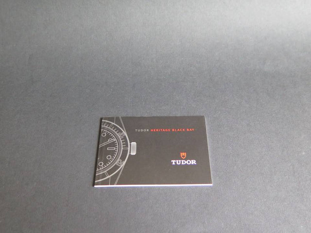 Tudor Heritage Black Bay Booklet Italian 2012