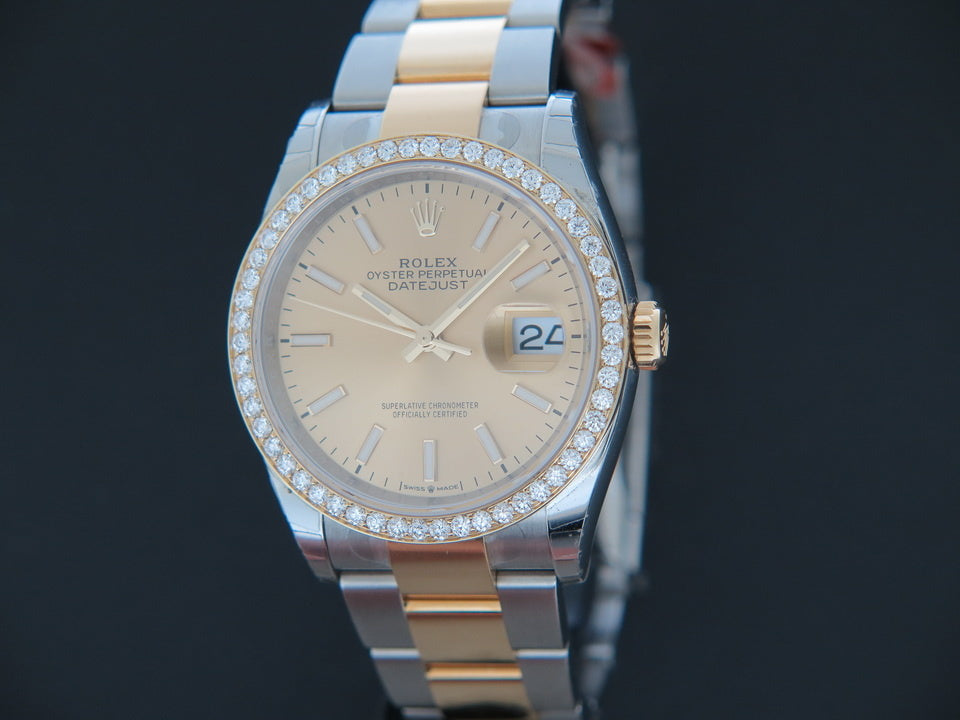 Rolex Datejust Gold/Steel Champagne Dial NEW 126203 126233  (1)