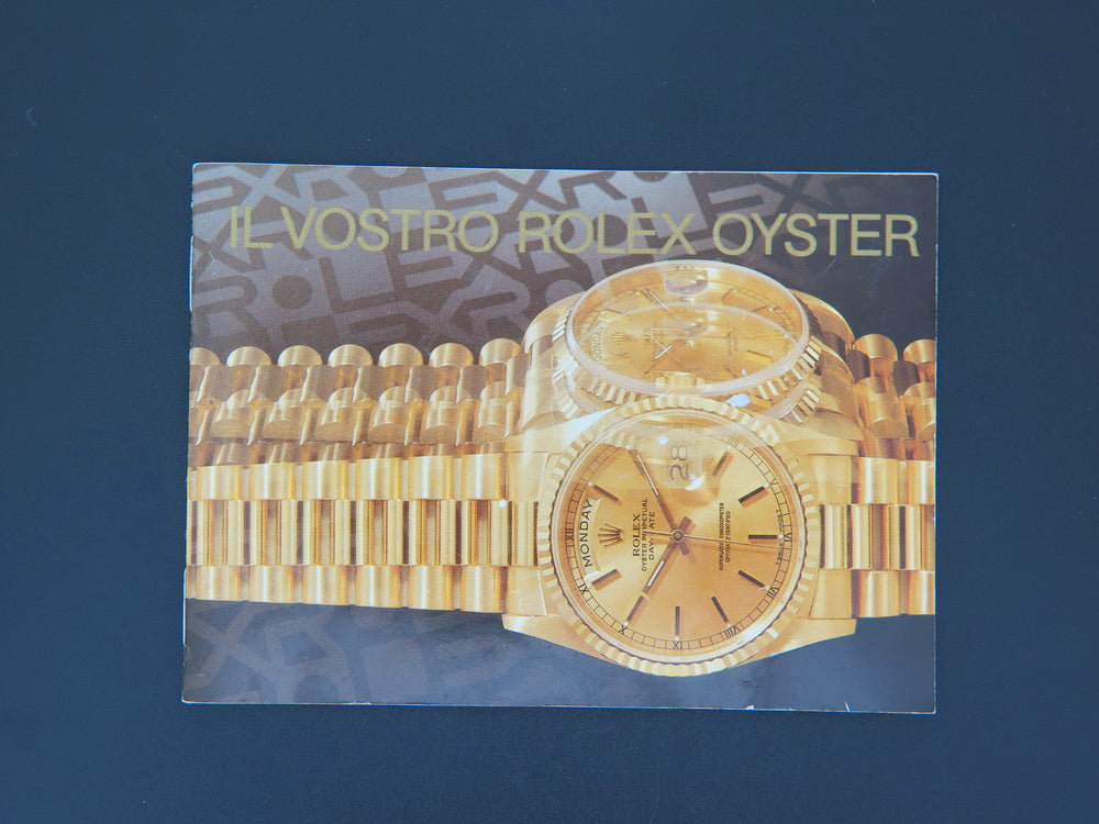 Rolex Oyster Booklet Italian (1)