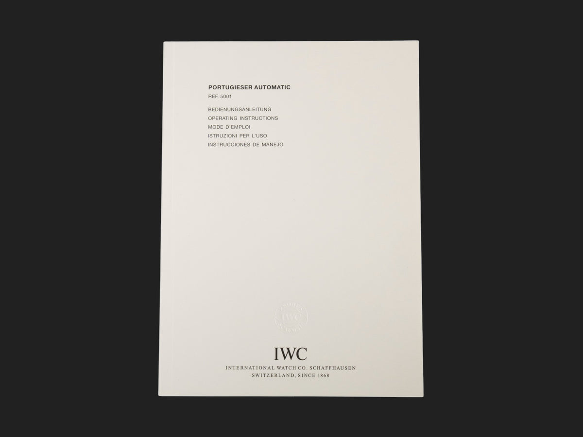 IWC Portugieser Automatic Operating Instructions (1)